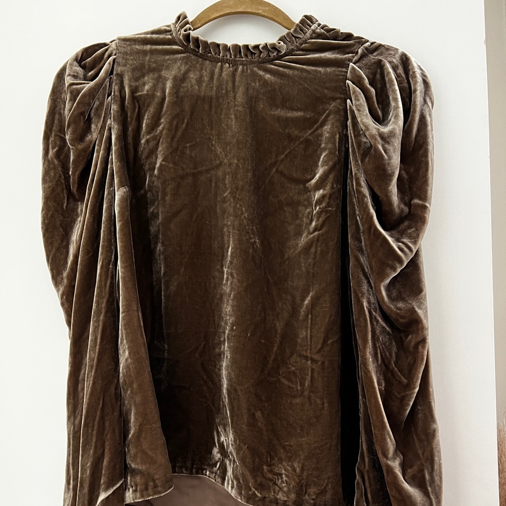 Ulla Johnson velvet blouse